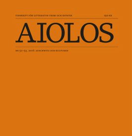 Omslag Aiolos 52–53: Auschwitz och kulturen