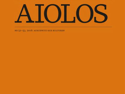 Omslag Aiolos 52–53: Auschwitz och kulturen