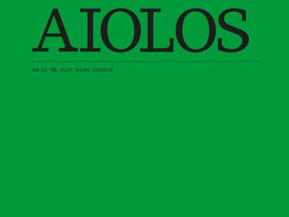 Omslag Aiolos 57–58: Kung Oidipus